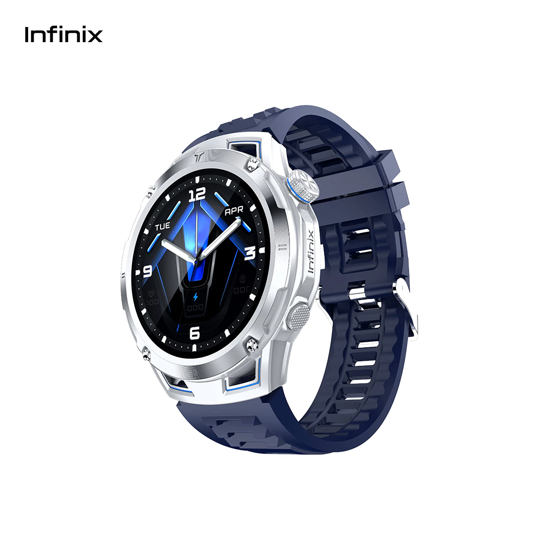 Infinix GT Watch 5 Pro jam pintar AMOLED 1.43 inci dengan IP68 5ATM dan dual strap