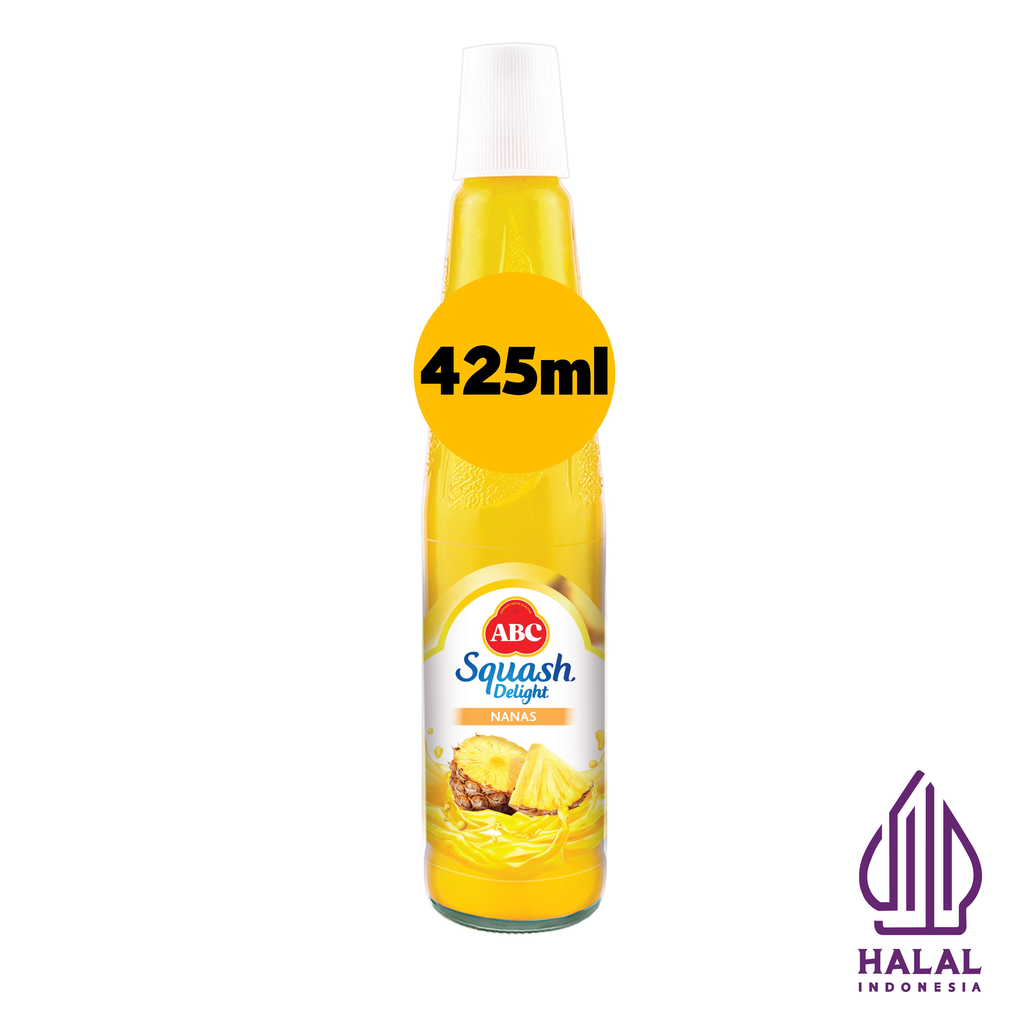 Jual ABC Sirup Squash Delight Nanas 425 ml | Shopee Indonesia
