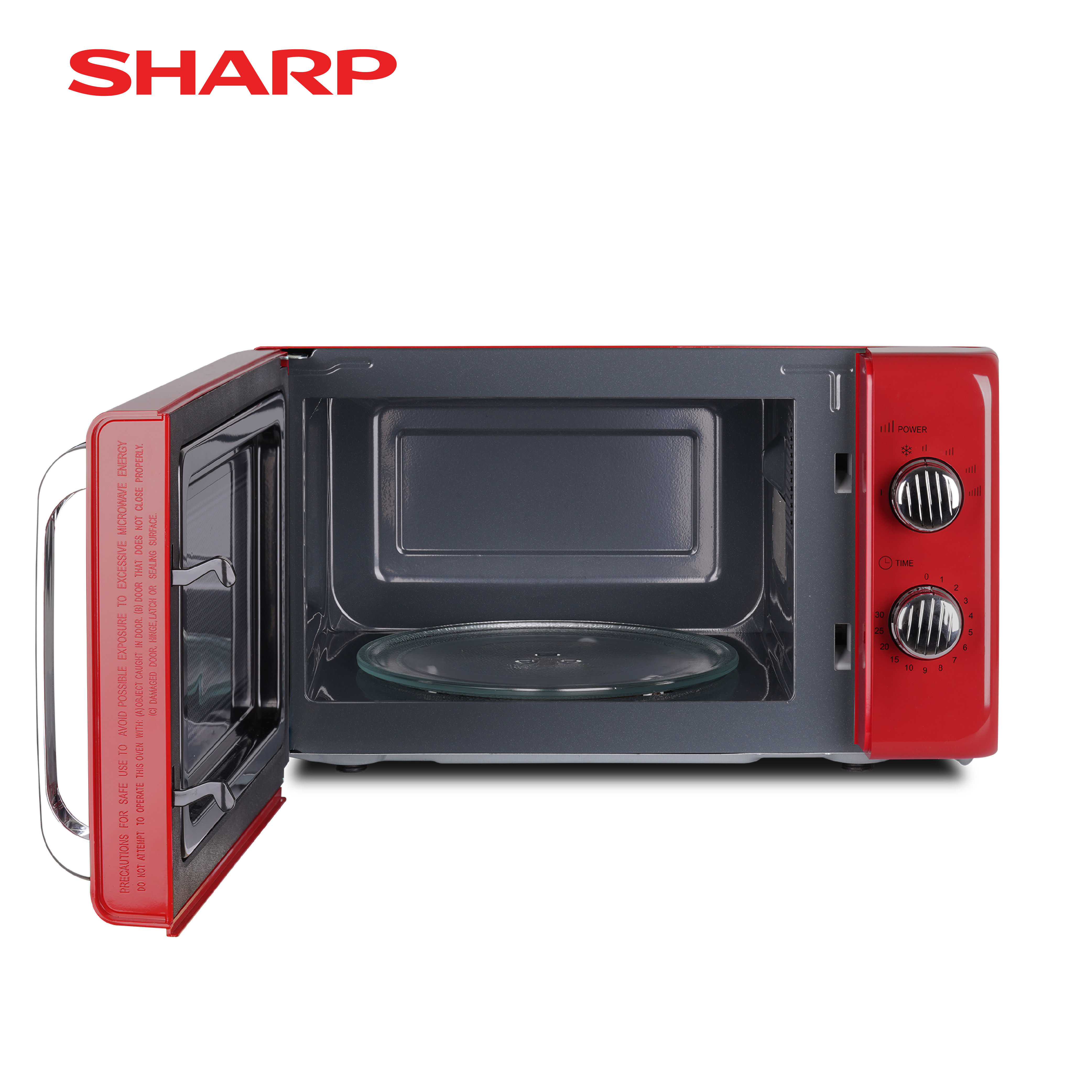 Jual SHARP MICROWAVE OVEN SOLO RETRO 20L - R-201MRS-RD | Shopee Indonesia