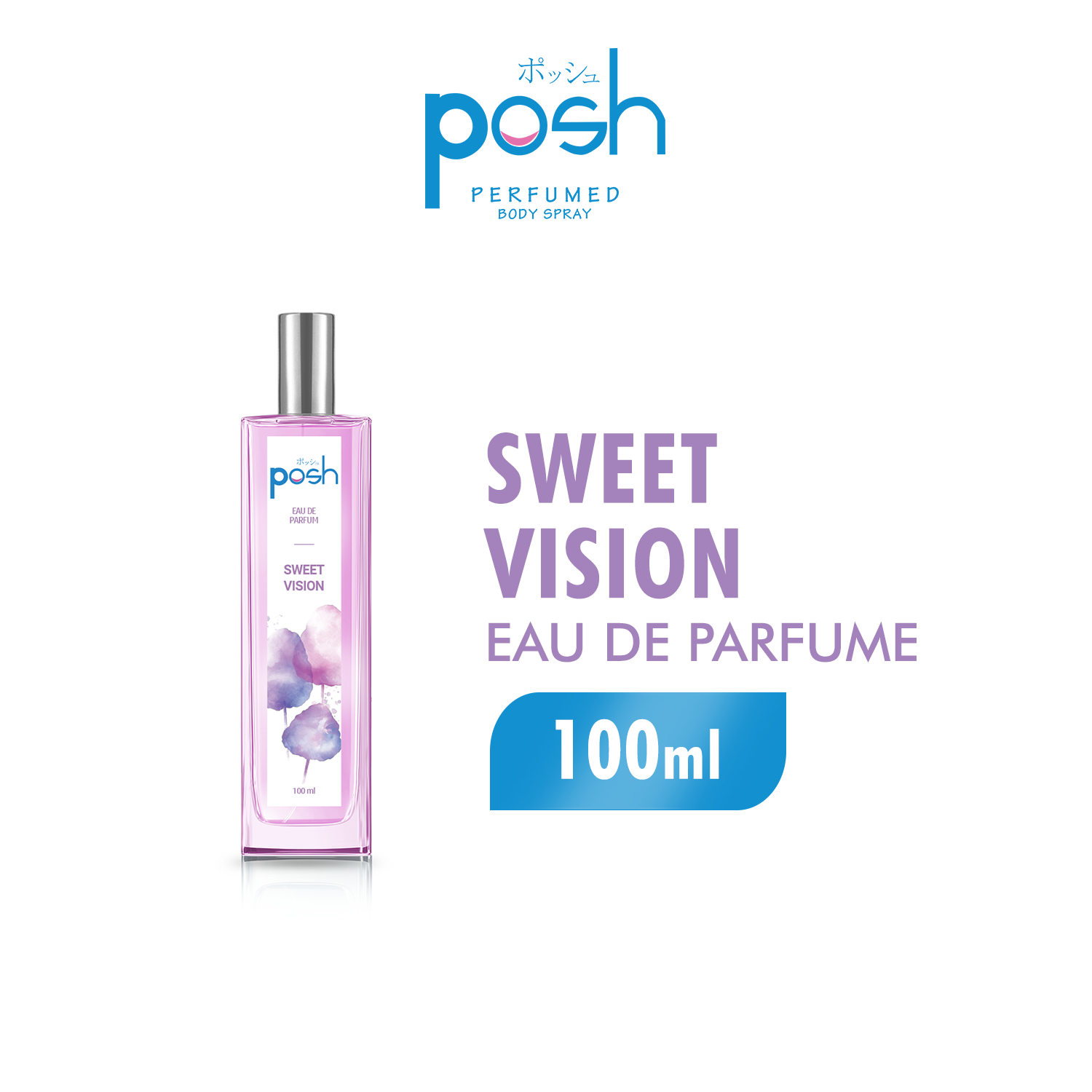 Jual Posh Girls Eau de Parfum Sweet Vision Wanita EDP 100 ml | Shopee ...