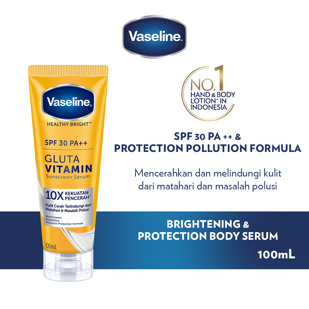 Jual VASELINE SPF 30 PA ++ GLUTA VITAMIN SUN SCREEN SERUM WITH ...