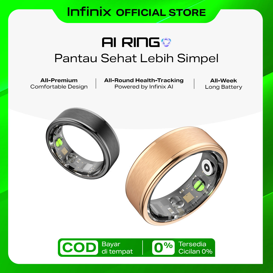 Jual Infinix AI Ring - XR1 - All Premium Comfortable Design - Health ...