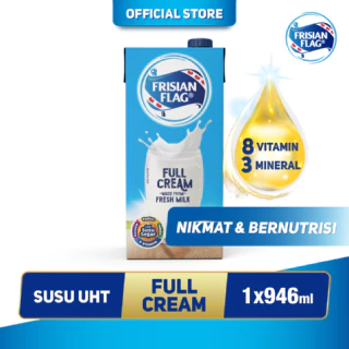 Frisian Flag Susu UHT Full Cream 946ml - 1 pcs