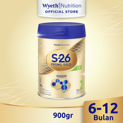 S-26 Promil GOLD Tahap 2 Vanila Susu Formula Lanjutan Usia 6-12 Bulan, Kaleng 90
