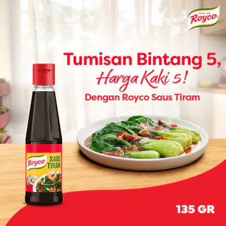 ROYCO SAUS TIRAM BUMBU PENYEDAP MAKANAN KAYA RASA TANPA AMIS 135ML