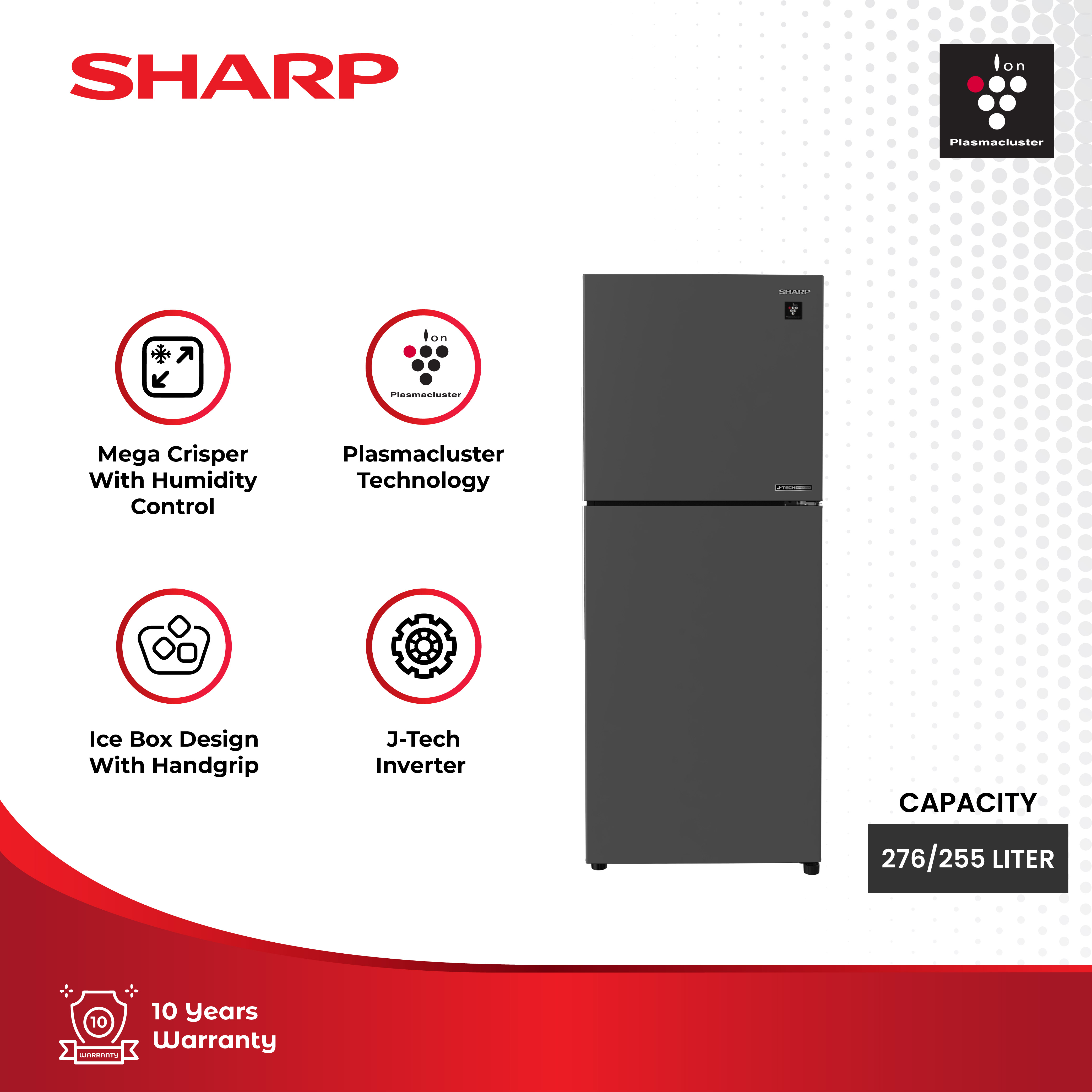 Jual kulkas dari Sharp Indonesia Official Shop Online | Shopee Mall ...