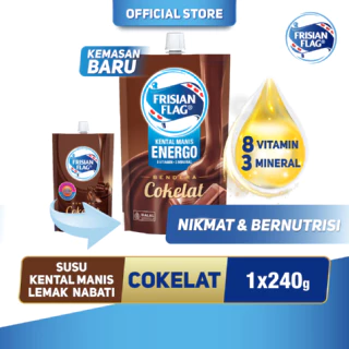 Frisian Flag Bendera Kental Manis Cokelat Pouch 240g - 1 pcs
