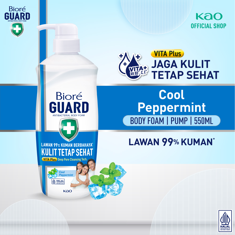 Jual Biore Guard Sabun Mandi Cair Pembersih Daki Energetic Cool Ekstrak ...