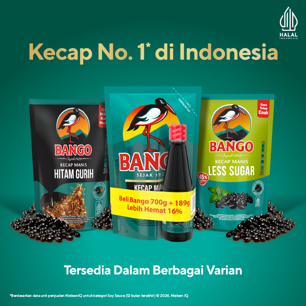 Jual Bango Kecap Manis Refill 700G + Bango Kecap Manis Botol 189G ...