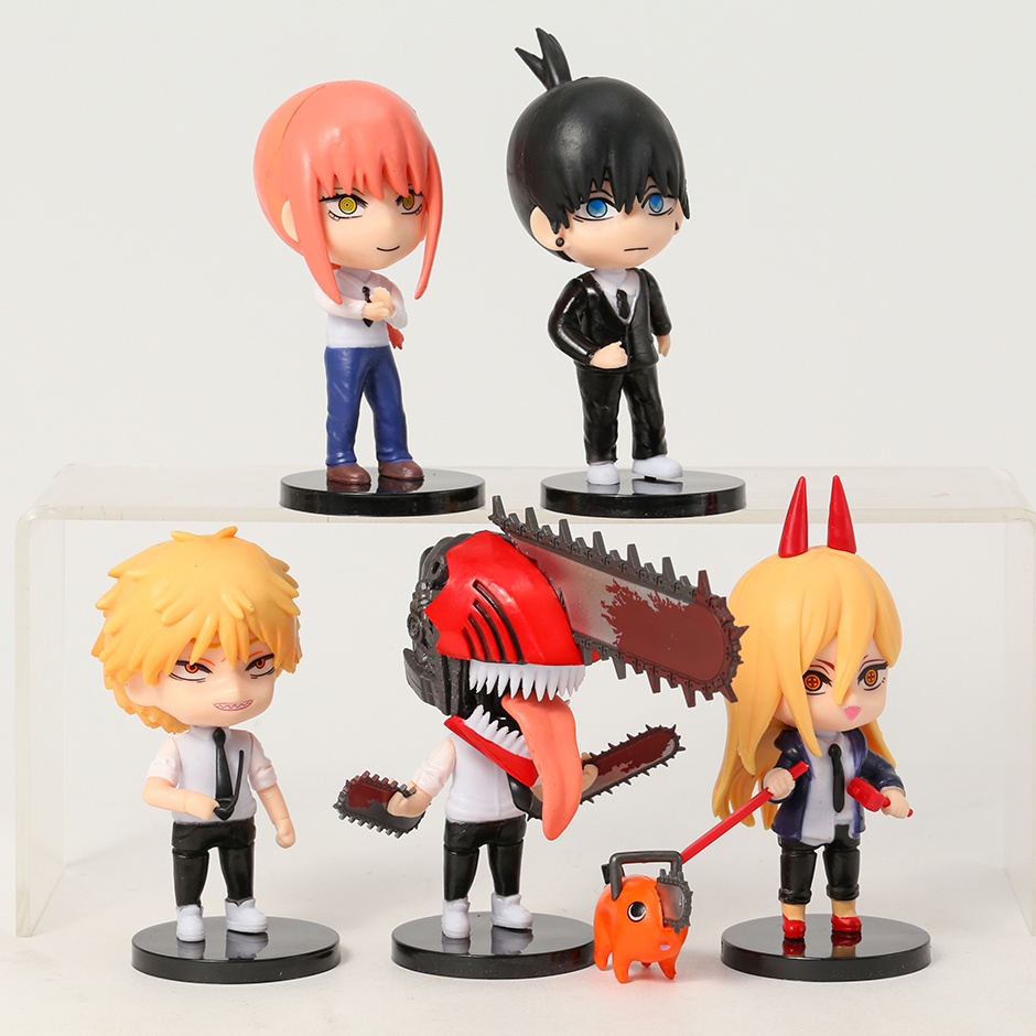 Jual Figure Chain Saw Man Power Denji Pochita Makima Aki set 5 PCS 6