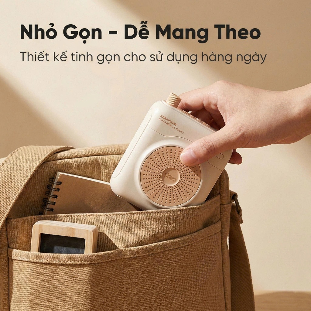 Loa Trợ Giảng Không Dây X1, 2 Micro Cài Áo Nam Châm, Pin 16H Chống Hú Cho Giáo Viên (BH 6T) mở thumbnail 4