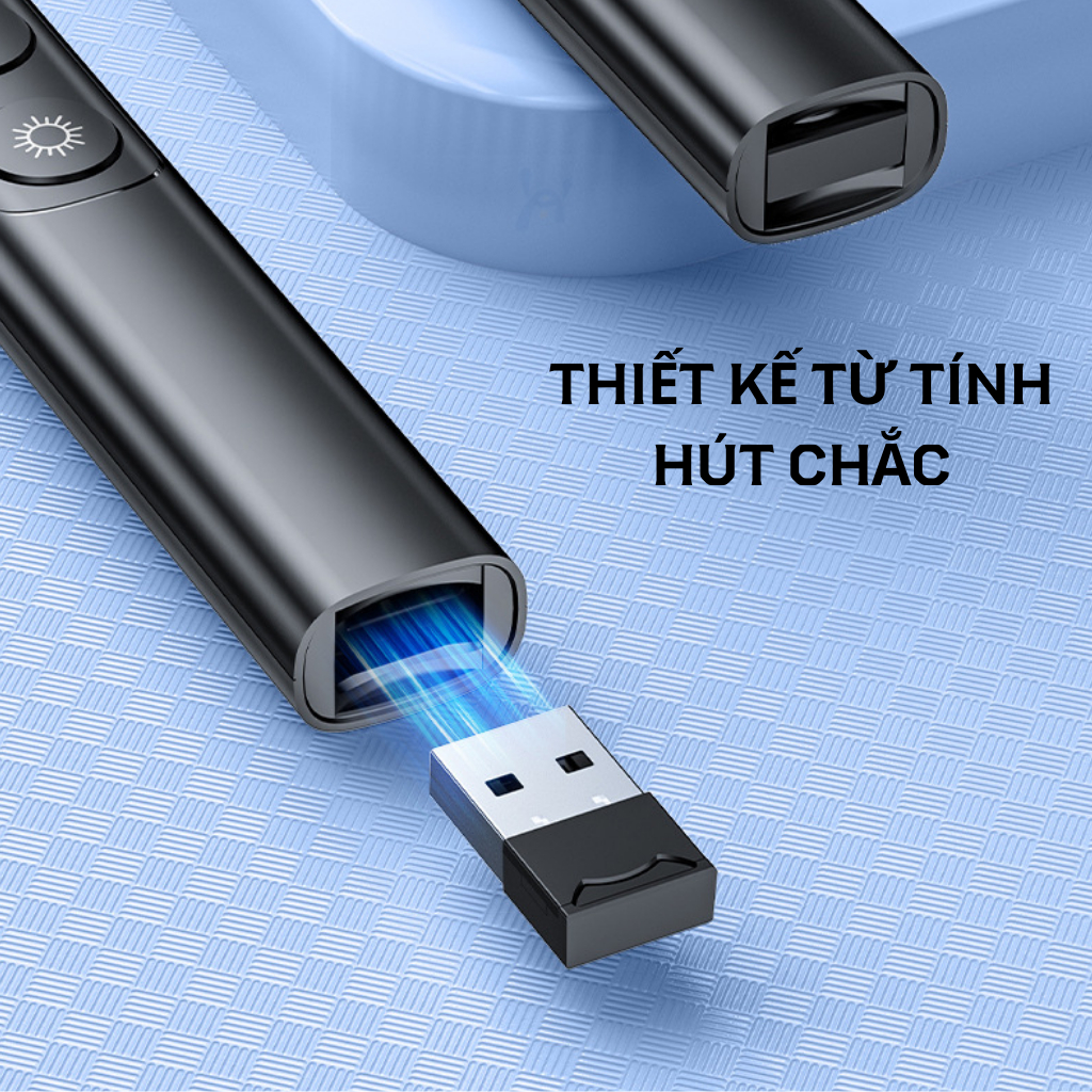 Bút trình chiếu S7 – Laser đỏ – Điều khiển từ xa – Pin sạc Type-C – Dùng cho thuyết trình thumbnail 6