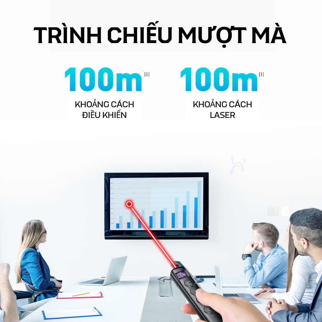 Bút trình chiếu S7 – Laser đỏ – Điều khiển từ xa – Pin sạc Type-C – Dùng cho thuyết trình thumbnail 7