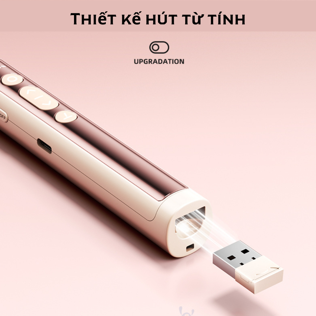Bút trình chiếu MOVSK S21 – Laser 3 mức, chỉ bảng thu gọn, sạc Type-C, điều chỉnh âm lượng thumbnail 8