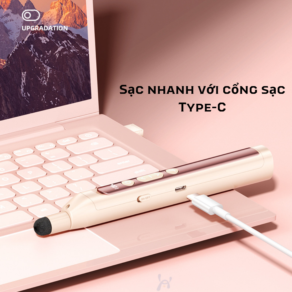 Bút trình chiếu MOVSK S21 – Laser 3 mức, chỉ bảng thu gọn, sạc Type-C, điều chỉnh âm lượng thumbnail 5