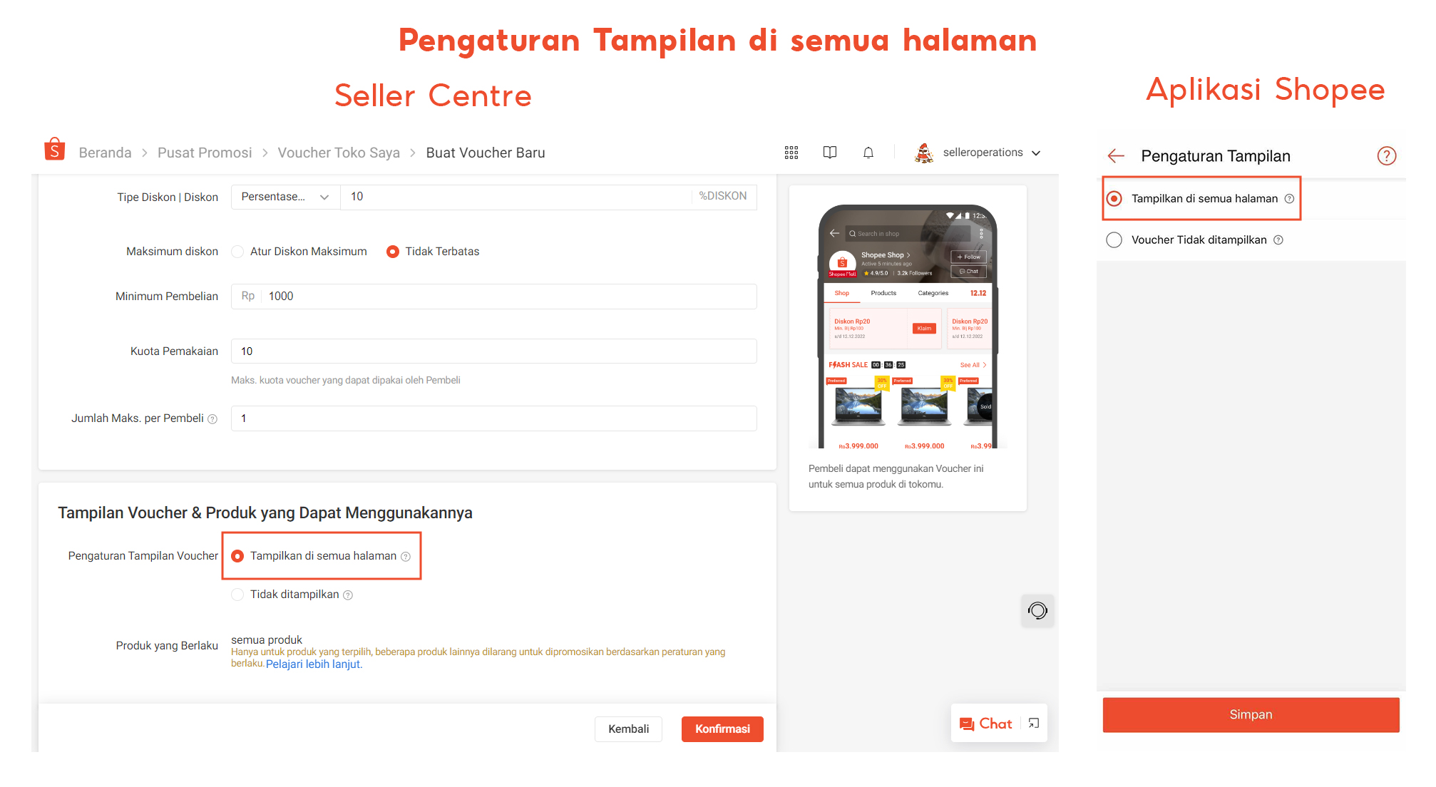 Mengisi Rincian Voucher Toko Saya | Pusat Edukasi Penjual Shopee Indonesia