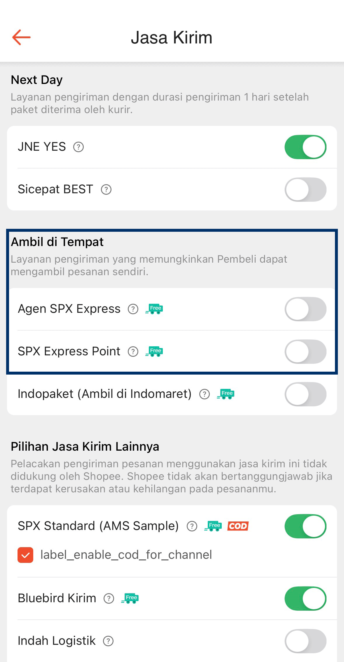 SPX Express Point | Pusat Edukasi Penjual Shopee Indonesia