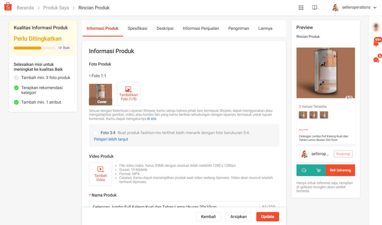 Meng-upload Daftar Produk | Pusat Edukasi Penjual Shopee Indonesia