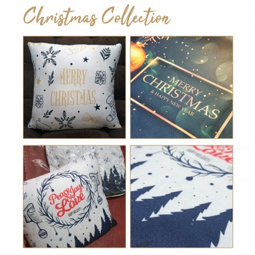 Bantal Dekorasi Tema Merry Christmas Everyone 001 / Bantal Custom / Bantal Sofa - Kado Natal/Christmas Gift / Cetak Bantal Gambar / Foto Sendiri