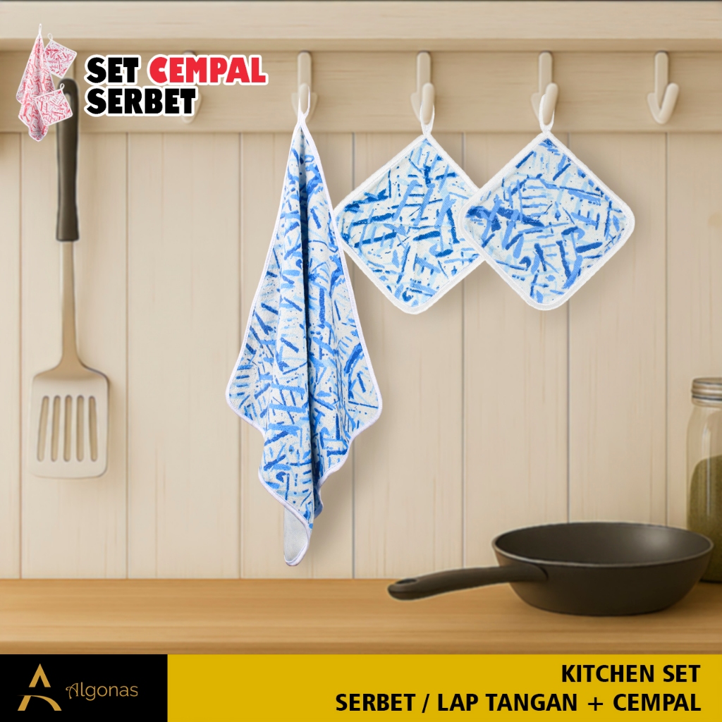 Set Abstrak Blue
